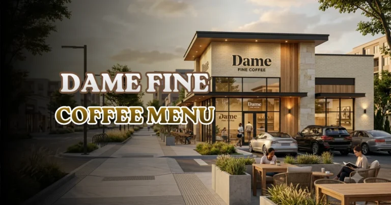 Dame Fine Coffee Menu US