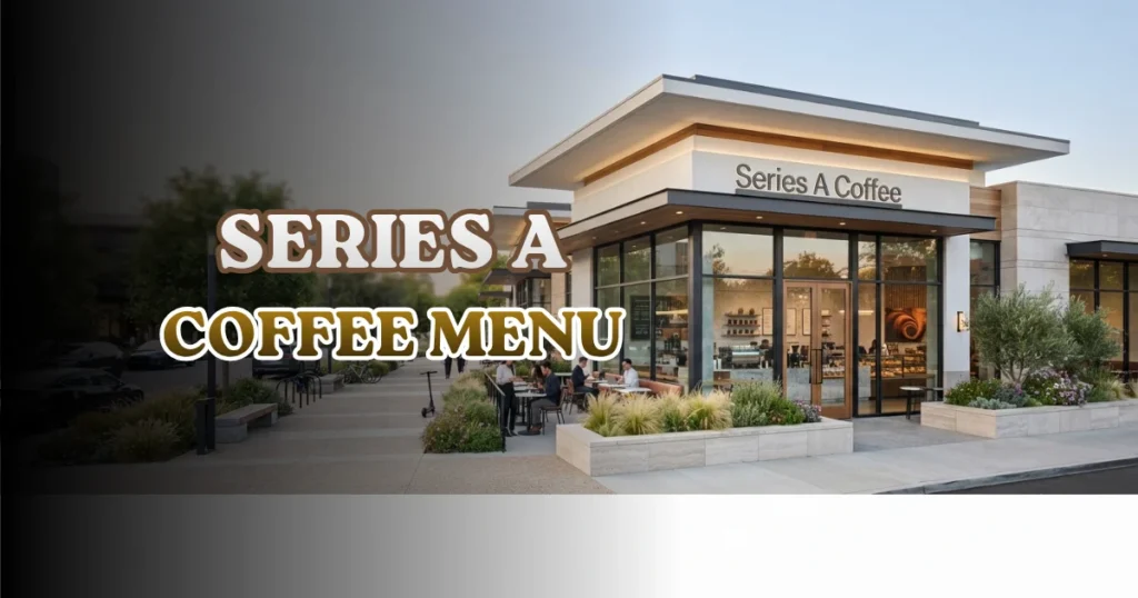 Series A Coffee Menu US